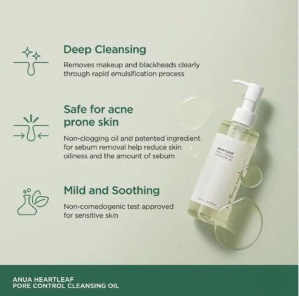Heartleaf Pore Control Cleansing oil